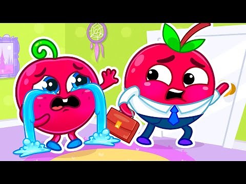 When Dad's Away Song 😥💼 Daddy Please Come Back😭II VocaVoca🥑 Kids Songs & Nursery Rhymes