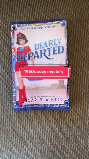 Dearly Departed is book one in the retro cozy mystery series, Patty Byrne cozy mysteries, available at all ebook outlets. #1960s #Amazon #koboplus #booktokfyp