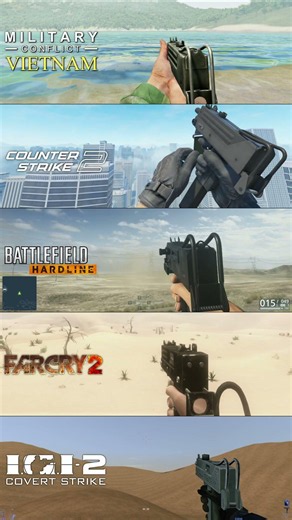 MAC-10 Comparison in Different FPS Games