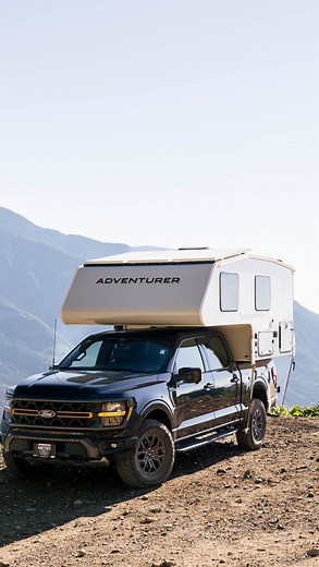 7.6K views · 1.8K reactions | A closer look at how easy it is to load up the 65RB 﫡 Pull the truck in, raise the camper jacks, secure your tie downs, then remove the quick pin camper jacks to save weight on your trip and plug in the 7-way to power your running lights and trickle charge the batteries. Simple, solid, and ready for the road  Pictured: Adventurer 65RB on a Ford F150 Tremor 6.5’ Bed #truckcamper #F150 #AdventurerCampers #Tremor | Adventurer Campers | Facebook