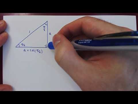 Sine & Cosine of π/4