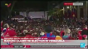 7.7K views · 82 reactions |  #Venezuelan President Nicolas #Maduro won re-election with 51.2% of the vote on Sunday, according to the electoral council, following a campaign marred by claims of opposition intimidation and fears of fraud. Here's more  | FRANCE 24 English | Facebook