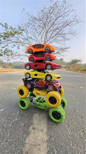 Wow Remote Control One Bugatti Car & Rc Two Lambo Car & Rc Two Moka Car Racing 😮