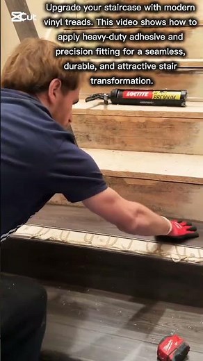 Professional Vinyl Stair Treads Installation