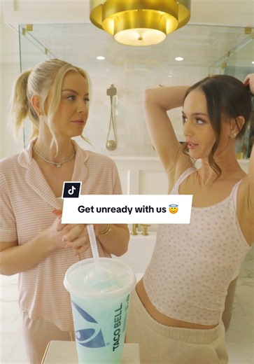 Can you tell we are from Utah lol. The @tacobell dirty sodas are a MUST for girls nights🫡 @Mountain Dew #TacoBellPartner