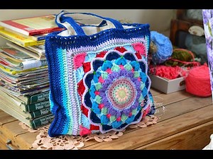 (Mandala bag) Step by step in crochet