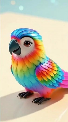 Cute Colorful Mini Character 🌈✨ | Fun Kids Animation