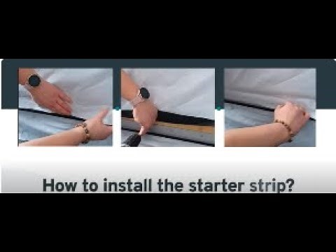 Video 1 - Maibec Acenta - How to install the starter strip