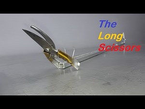 DIY tool! Homemade a Long Scissors