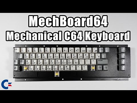 MechBoard64 drop-in replacement mechanical keyboard for Commodore 64 | #C64 | #mechanicalkeyboard