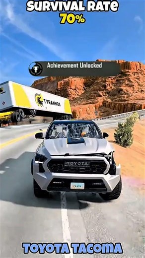 Don't Try This in Real Life 🚫 (BeamNG Crash) #shorts