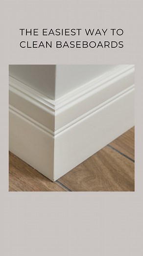 55K views · 526 reactions | My favorite way to clean my baseboards is...