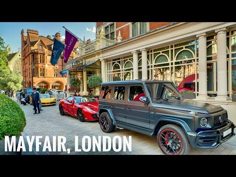 London Walk | Most Expensive Neighborhood in London MAYFAIR Posh area in Central London [4K HDR]