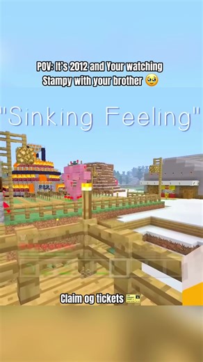 “Sinking Feeling” 🥹 #minecraft