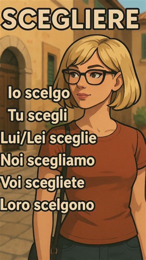 SELECT VERBO #learnitalian #italian #italiangrammar