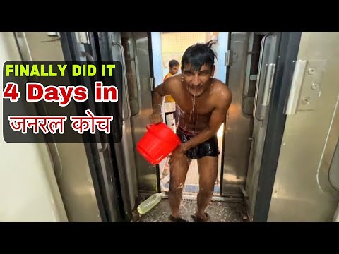 Finally We Did it 🥳 || 4 Days Train Journey in Unreserved Coach