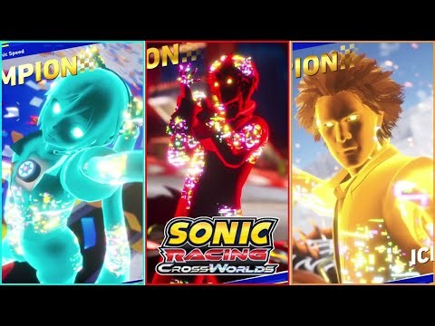 🌐 DLC AI SKINS Vol. 1 + DLC VOICE LINES! - Sonic Racing: CrossWorlds (4K)