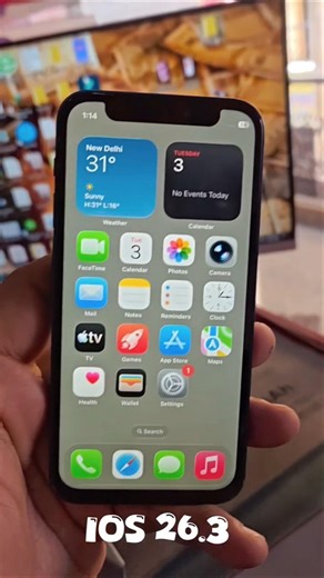 iOS 26.3 just changed something on the iPhone 12 mini did you notice this? #ios26.3#shorts