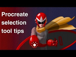 How to use the selection tool in procreate. Top tips.