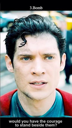 We all felt that crash. 💥 Would YOU run or fight? (Superman 2025)#movie #film