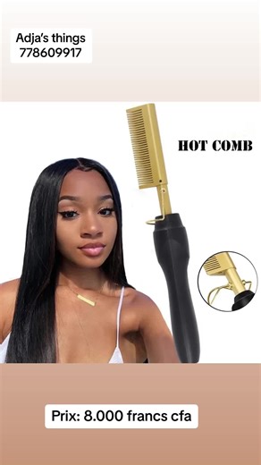 Hot Comb Styling Tips for Long Dark Hair