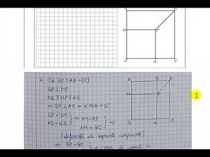 În figura alăturată sunt reprezentate pătratele ABCD și MPQD. Punctul Q se află pe latura CD și AM=2