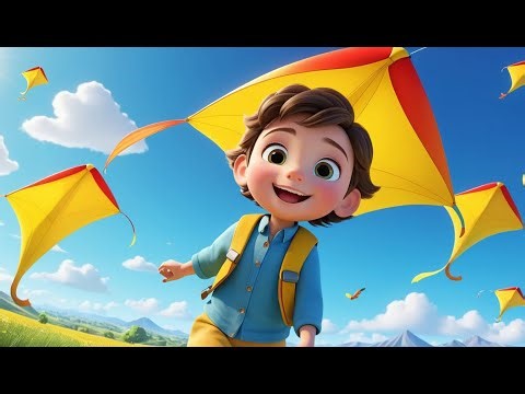 Kite Song – Who Flies Highest | Fun Counting Song for Kids | Silly Outdoor Rhyme