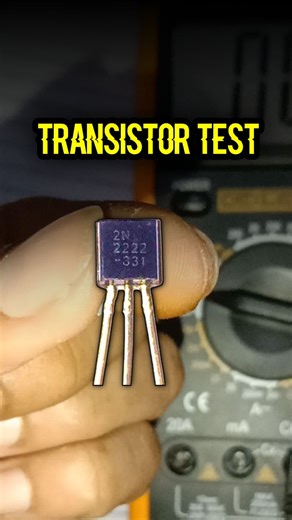 How to Test Transistor with multimeter ✅ #transistor #components #electronics #milonfix | Milon Fix