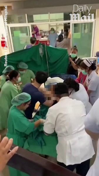 Miracle of life! Woman gives birth to baby during Thailand earthquake