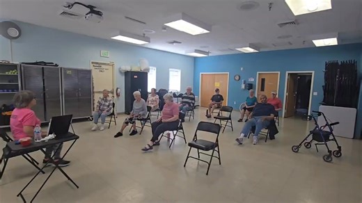 1K views · 20 reactions | On Wednesday, our new exercise program featured Kathy leading stretching and cardio chair workouts. Join us to engage with Kathy and maintain an active lifestyle while learning! | Mesquite NV Senior Center | Facebook