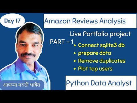 Portfolio project | python data analyst | Amazon review analysis project | analyst real time project