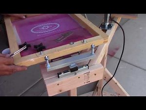 How to build a silkscreen shop Part 2