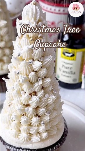 Christmas Tree Cupcakes | How to Make Christmas Tree Cupcakes | Xmas Tree Cupcakes #cupcake
