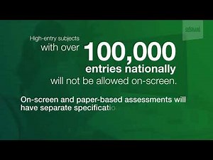 What are Ofqual's proposals for on-screen assessment in GCSEs, AS and A levels?