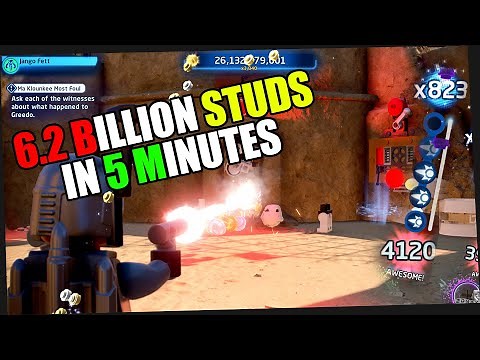 The Absolute BEST Stud Farming Method in Lego Star Wars: The Skywalker Saga [SEMI-PATCHED]