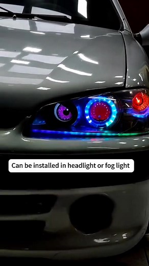 73 reactions · 13 shares |  Give your ride a devilish stare! Program any color, any pattern—your car, your rules  ✅ Fully customizable ✅ Dynamic lighting effects ✅ Easy plug & play installation  Stand out from the crowd tonight | Makebreeze | Facebook