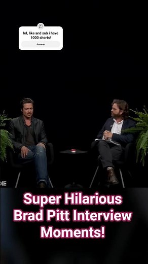Brad Pitt's Most EPIC Interview Moments Ever!