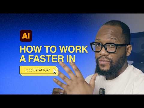 How to work faster In Adobe Illustrator!