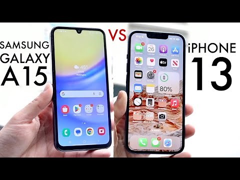 Samsung Galaxy A15 Vs iPhone 13! (Comparison) (Review)