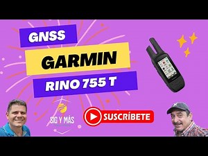 Desempaque GNSS Garmin Rino 755T