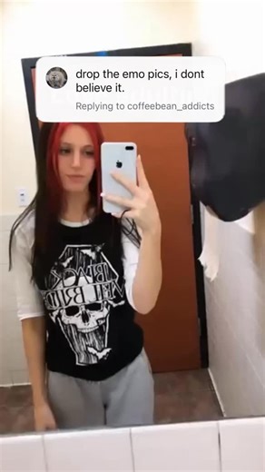 Kiana Jay ✞​ on Instagram: "Twas once a time💀 (only the ogs know) . . . . #emo #goth #poppunk #metal #heavymetal #punkrock #rock #bands #y2k #2000s #warpedtour #tiktok #fyp #teenager #throwback #highschool #moshpit #crowdsurfing"