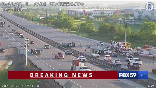 Crash shuts down interstate