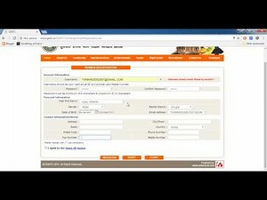 How to create account in GSRTC