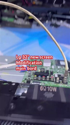 Lg 32 new screen installed + modification main board to 52pin