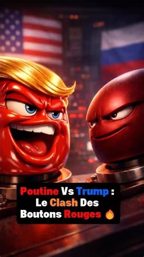 Putin vs. Trump: The clash of the red buttons 🔥 #politics #shorts
