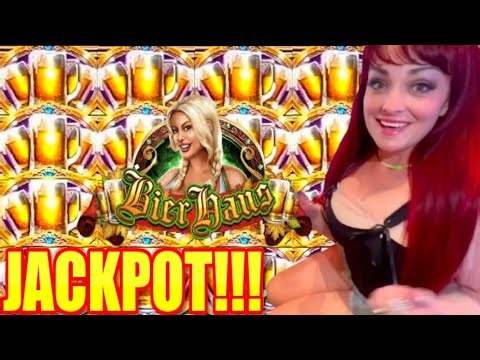 MEGA JACKPOT!!! CHEERS!!! HIGH LIMIT BIER HAUS SLOT MACHINE