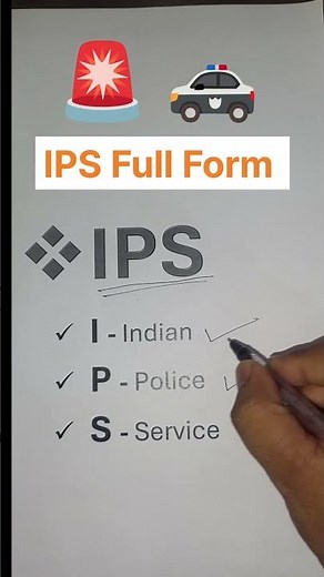 IPS Full Form | IPS | Full Form of IPS #ips #shortsfeed