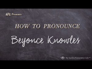 How to Pronounce Beyonce Knowles (Real Life Examples!)