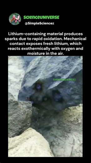 Lithium’s extreme reaction when touched