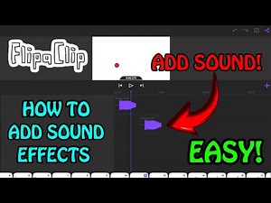 How to add sound effects in Flipaclip!! | EASY tutorial | Flipaclip tutorial